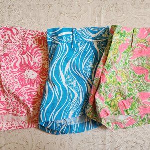 Lilly Pulitzer Shorts Size 4 - Lot of 3